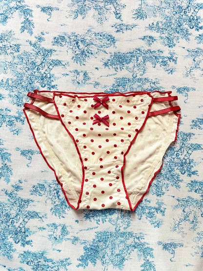 Red Polka Dot Panty-0