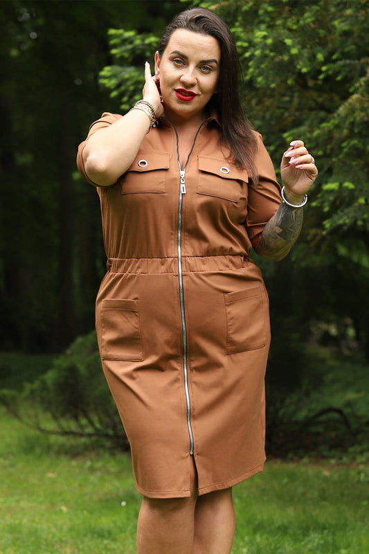 Rochie marime plus model 176828 Karko
