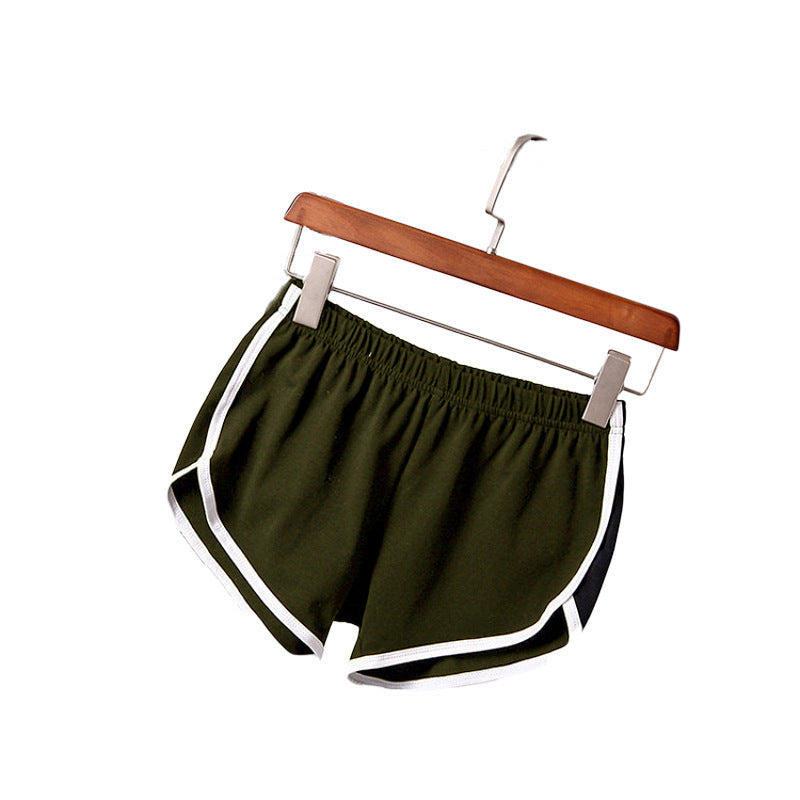 Women's Solid Color Breathable Workout Shorts
