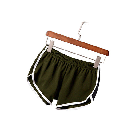 Women's Solid Color Breathable Workout Shorts