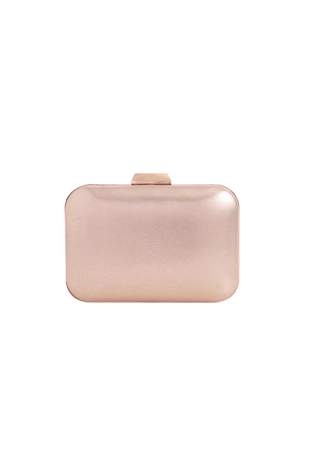 Rose Gold Diamante Clutch Bag-1