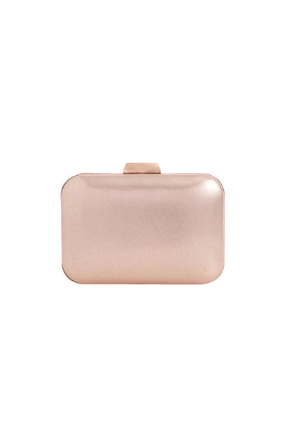 Rose Gold Diamante Clutch Bag-1