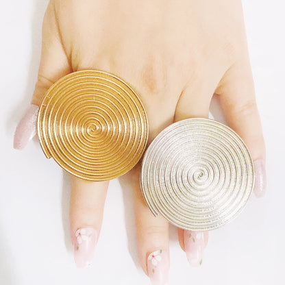 Rings For Women Big Gold Plated Ring Assorted Elements and Shapes Jewelry Sets Accesorios Gift Free Shipping Adjustable Size YLL