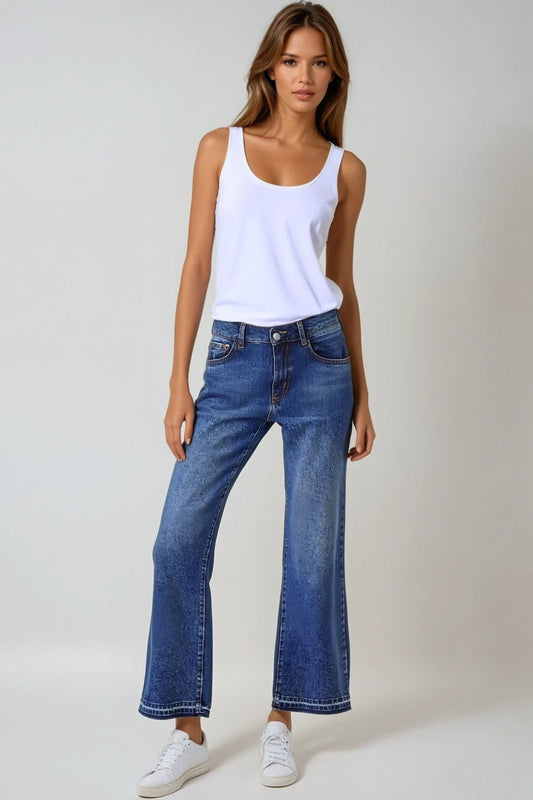 White Cotton Vest Top-0