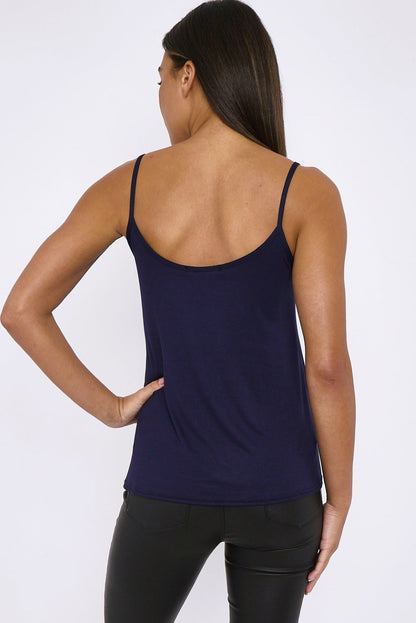 Navy Cami Top-3