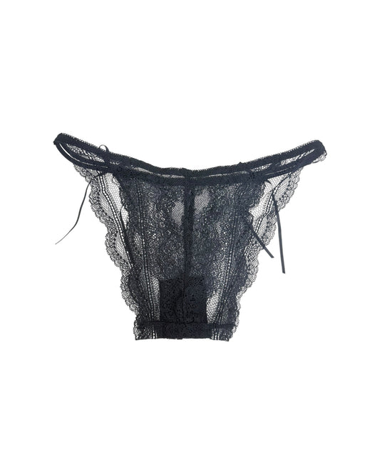 Sophisticated All-Lace Panties with Ruffled Trim-0