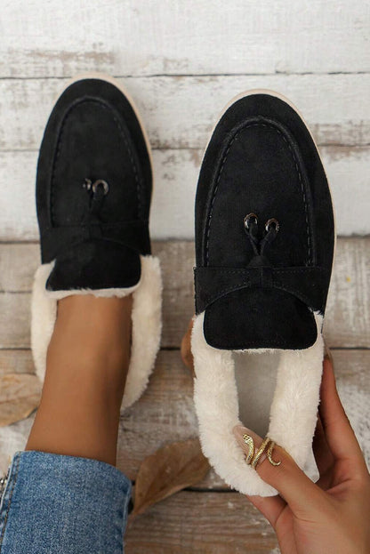 Nyla Furry Lined Slippers-4