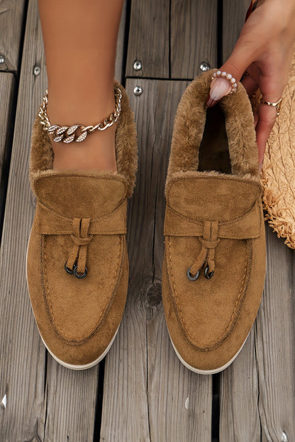 Nyla Furry Lined Slippers-3
