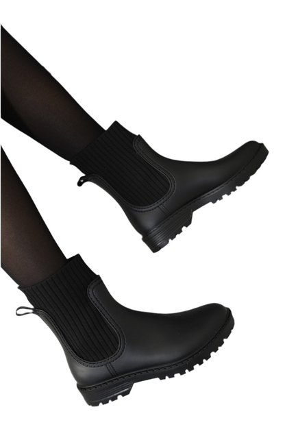 Slip On Platform Ankle Boots