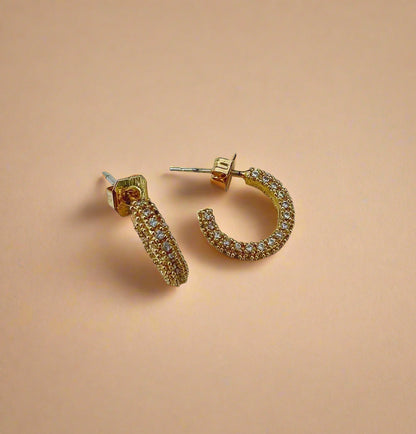 Cubic Zirconia Huggies-1