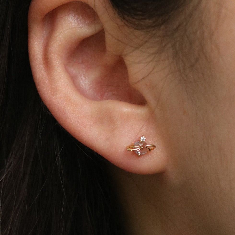 Princess saturn earrings-1