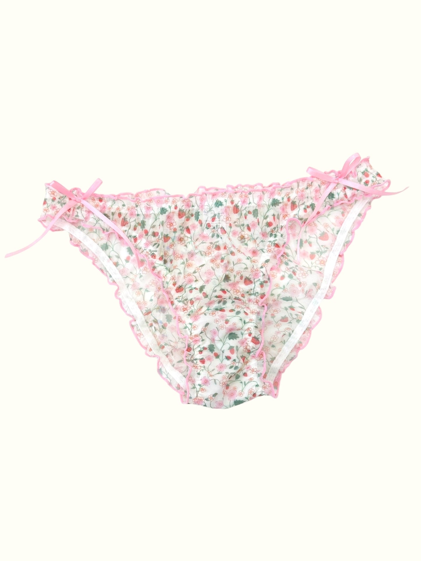 Wild Berry Blossom Mesh Panty – Coquette Garden-4