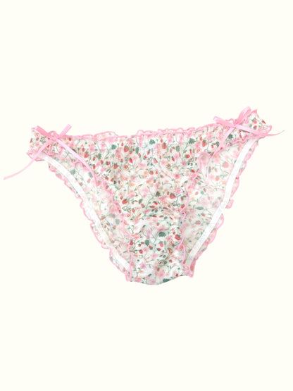 Wild Berry Blossom Mesh Panty – Coquette Garden-4