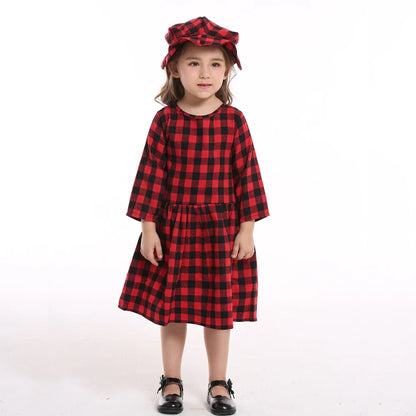 top and top Autumn Winter Christmas Brother and Sister Matching Sets Boys Gentleman Suit+ Girls Dresses Children Clothing Sets