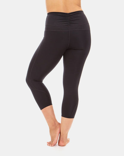Squeeze Play High-Waist Capri – Booya Black-2