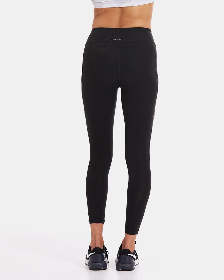 Wi-Thi Mid-Rise Pocketed Legging – Booya Black-2