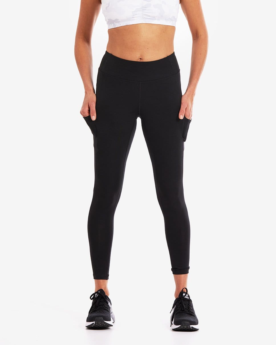 Wi-Thi Mid-Rise Pocketed Legging – Booya Black-0