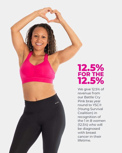 Y-Back Bra – Battle Cry Pink-4