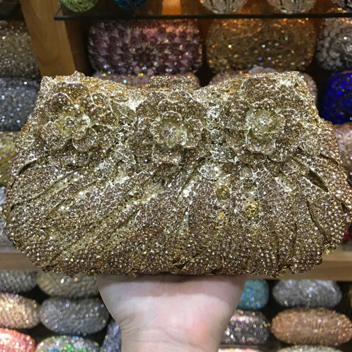 Women's Diamond Handbags Rhinestones Evening Bags Bridal Stones Clutch Purse Lady Clutches Bags Party Wedding Evening Bag