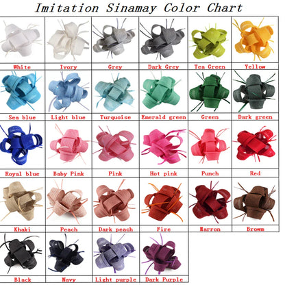 Yellow Fashion Hat Fedora Formal Dress Church Fascinators Hat Headband Party Tea Millinery Caps Mesh Hair Accessories
