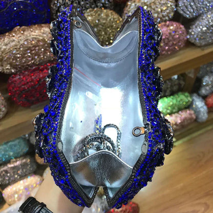 Women's Diamond Handbags Rhinestones Evening Bags Bridal Stones Clutch Purse Lady Clutches Bags Party Wedding Evening Bag