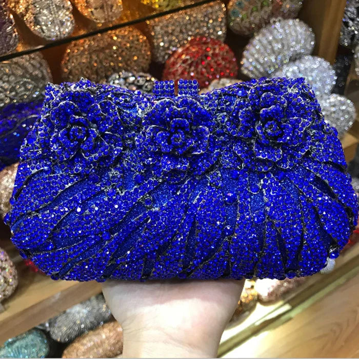 Women's Diamond Handbags Rhinestones Evening Bags Bridal Stones Clutch Purse Lady Clutches Bags Party Wedding Evening Bag