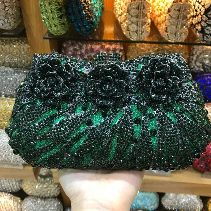 Women's Diamond Handbags Rhinestones Evening Bags Bridal Stones Clutch Purse Lady Clutches Bags Party Wedding Evening Bag