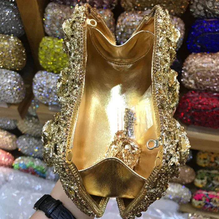 Women's Diamond Handbags Rhinestones Evening Bags Bridal Stones Clutch Purse Lady Clutches Bags Party Wedding Evening Bag