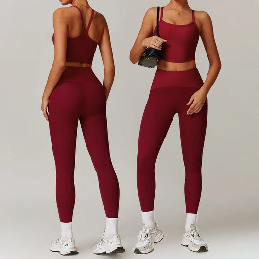 Women’s Leggings & Sportswear Set – Quick Dry, Workout & Athleisure Outfit