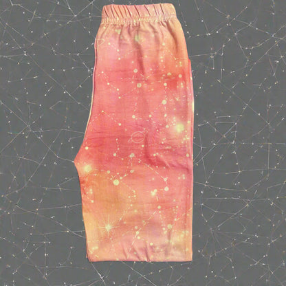 Pink constellation design full length leggings
