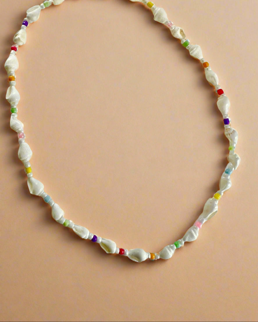 Shell Bead Necklace-1