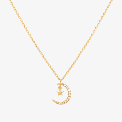 Moon star necklace-0