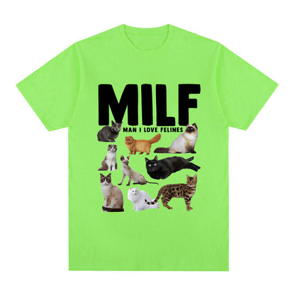 Pawsitively Hilarious – Funny Cat Lover Graphic T-Shirt for Meowgical Humans