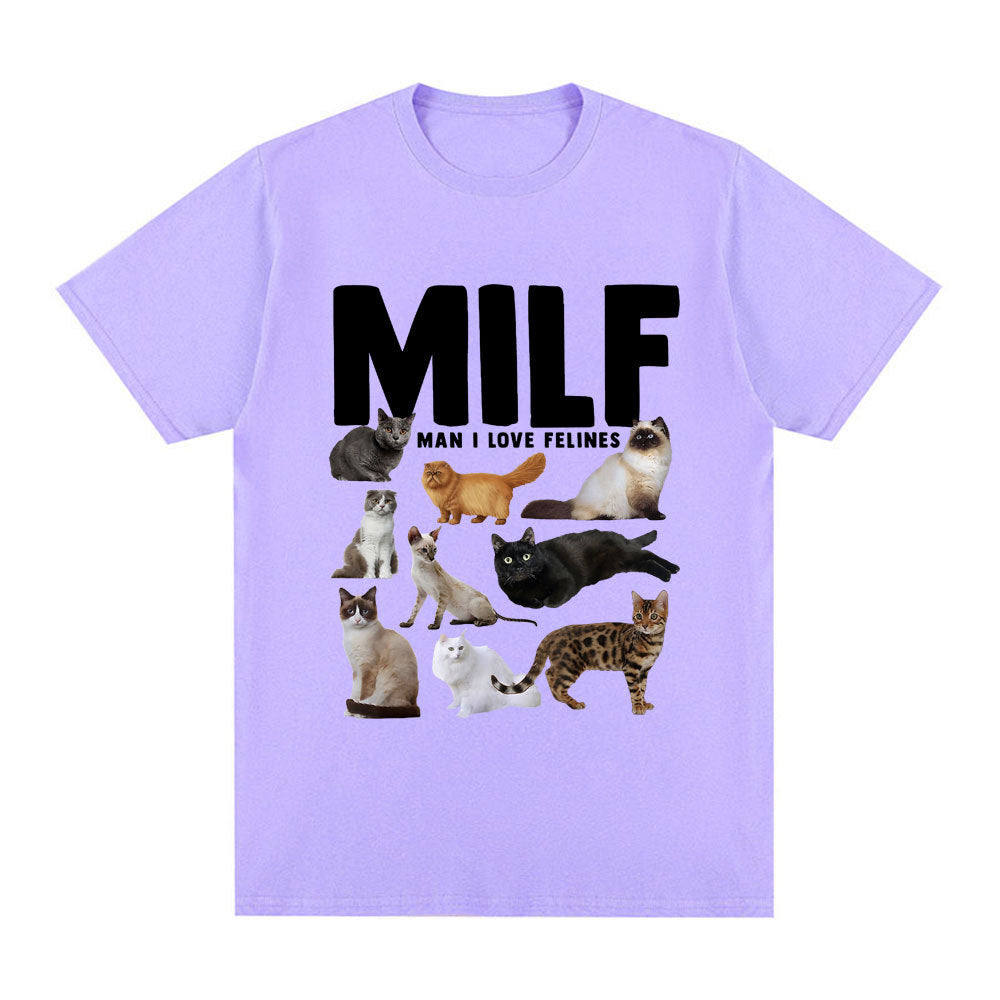 Pawsitively Hilarious – Funny Cat Lover Graphic T-Shirt for Meowgical Humans