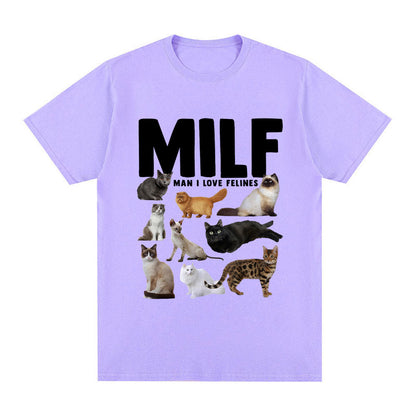 Pawsitively Hilarious – Funny Cat Lover Graphic T-Shirt for Meowgical Humans
