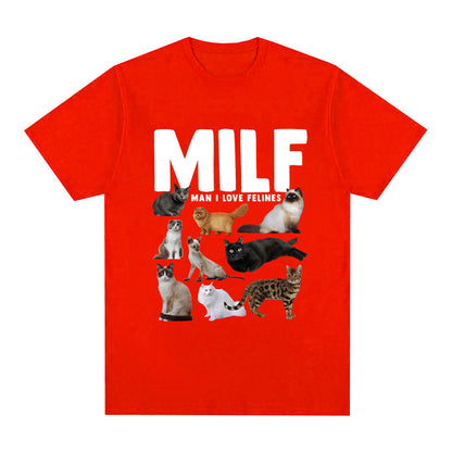 Pawsitively Hilarious – Funny Cat Lover Graphic T-Shirt for Meowgical Humans