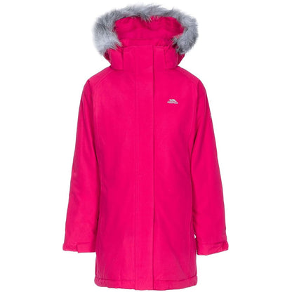 Girls Trespass Fame Waterproof Parka Jacket-10