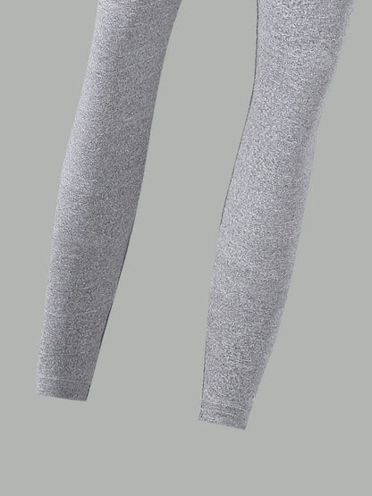 Spring and Autumn girls elastic knit base tight pants 3 pieces - black - white - grey