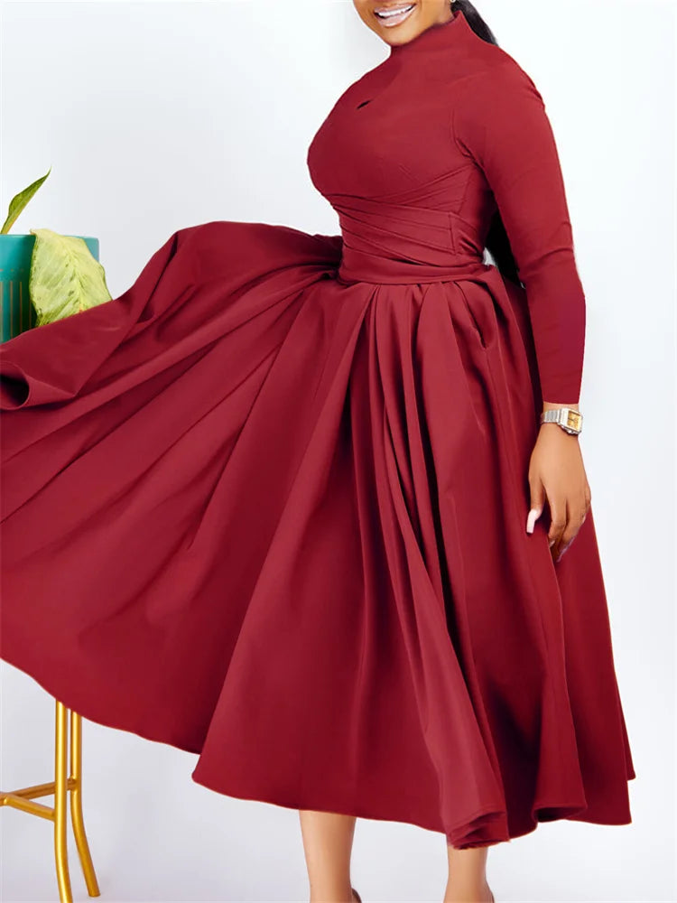 Wmstar Women African Elegant Dresses 2024 New Spring Africa Clothing Plus Size Wedding Party Long Dress Dashiki Ankara Outfits