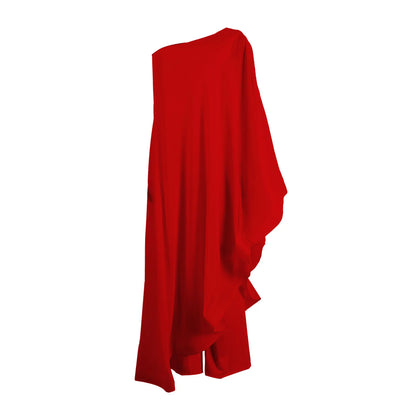 Women One Shoulder Jumpsuit Ruffle Long Sleeve Elegant Solid Aysmmetric Fashion Autumn Rompers Casual Party Club Jumpsuits 2024