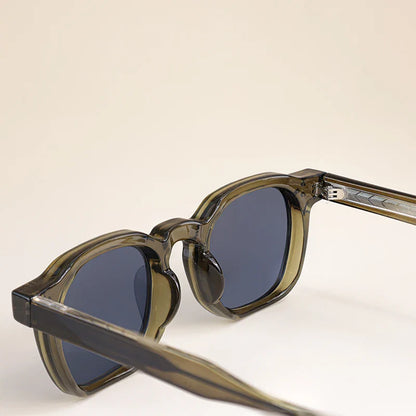 Retro Punk Men Sunglasses Small Frame Square Personalized Design Sun Glasses Women Travel Party Business Festival Gift