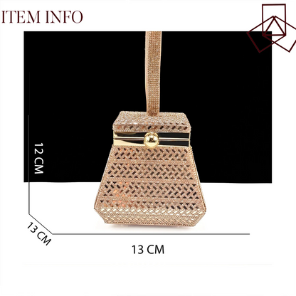 Nigeria Fashion Rhinestone-encrusted Ladies Party Shoes And Special bag High Heels And Dual Purpose Mini Bag Women's Shoes