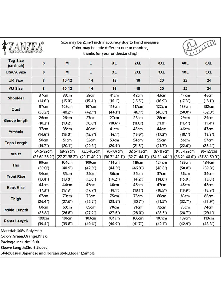 ZANZEA Women Short Sleeve Square Collar Tops Elastic Waist Pant Sets Summer Outfits Elegant Floral Embroidery Two Piece Suts