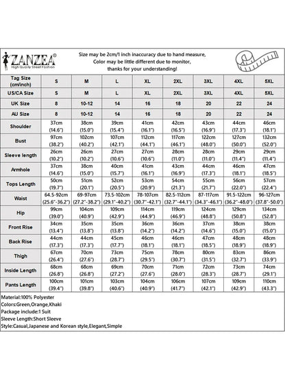 ZANZEA Women Short Sleeve Square Collar Tops Elastic Waist Pant Sets Summer Outfits Elegant Floral Embroidery Two Piece Suts