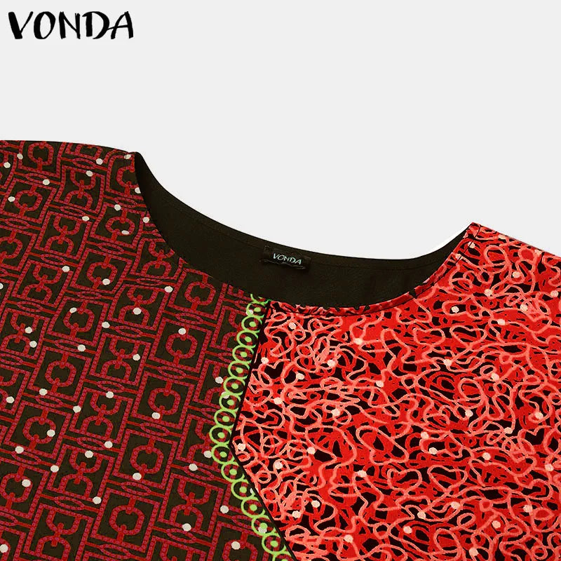 VOND Party Maxi Dress Women Elegant Printed Vestido 2024 Autumn Bat-wing Sleeve Bohemian Sundress Casual Loose Robe Femme