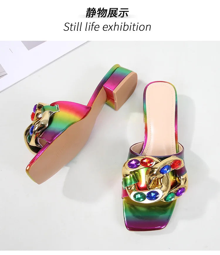 Slippers Women Summer Fashion Women Plus Size 36-42 Shoes for Women Slip on Comfortable Beach Sandals Casual Non-slip Slipper