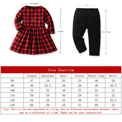 top and top Autumn Winter Christmas Brother and Sister Matching Sets Boys Gentleman Suit+ Girls Dresses Children Clothing Sets