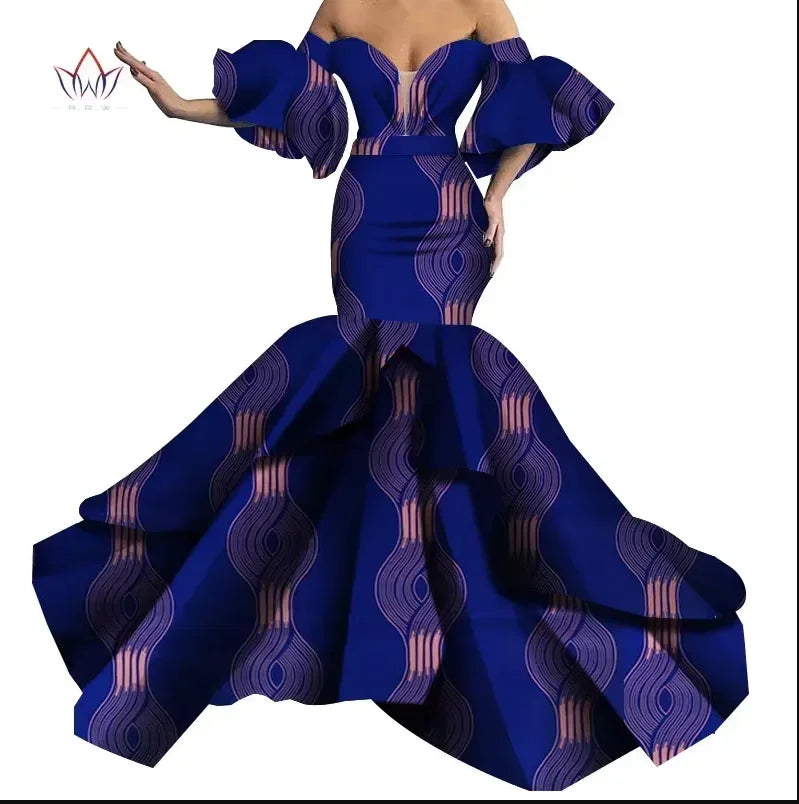 Stock Size Low Price African Dresses for Women  Dashiki Ankara Women Evening Party Church Dresses  African Print Dresses