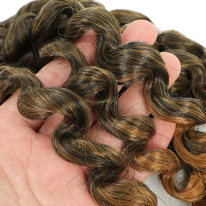 Ombre Jumpy Red Ginger Wand Curls Crochet Hair 1B 27 30 350 613 Purple Grey Colors jamaican twist braiding Hair 20 Strands/Pack