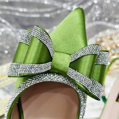 New Arrival Elegant African Party High-heeled Shoes Chain Decoration Trendy Women's Sandals Nigerian Women Wedding Pumps